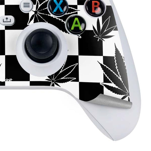 Marijuana Checkered Xbox Series S Skins
